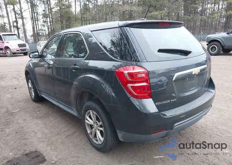 2017 Chevrolet Equinox Ls из США, поврежденный, VIN 2GNFLEEK1H6228835